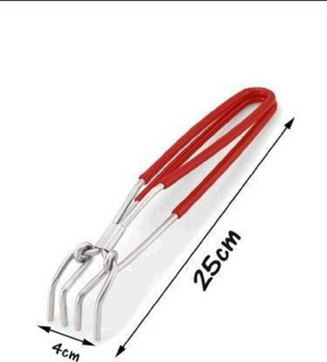 Bekner Stainless Steel Pakkad Rubber Grip Hot Utensils Holder or Gripper 25 cm Utility Pakkad(Pack of 1)