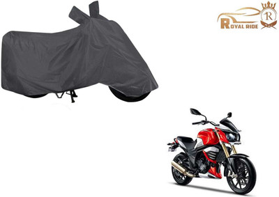 ROYALRIDE Waterproof Two Wheeler Cover for Mahindra(MOJO XT 300, Grey)