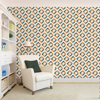 Creative Print Solution Abstract Multicolor Wallpaper(244 cm x 41 cm)