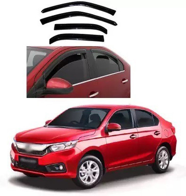 ASRAUTO For Front, Rear Wind Deflector(Tinted Honda Amaze)