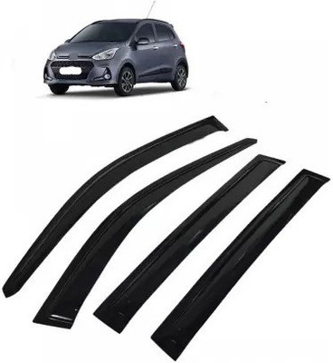 ASRAUTO For Non-convertibles Front, Rear Wind Deflector(Tinted Hyundai Grand i10 Era)