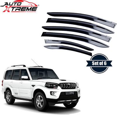 Auto Xtreme For Non-convertibles Front, Rear Wind Deflector(Tinted MAHINDRA Scorpio)