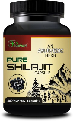 Floarkart Pure Shilajit Ayurvedic Tablets Builds Muscles Power Stress Reliever