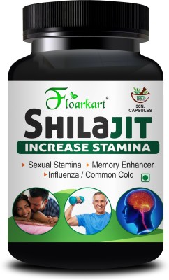 Floarkart Shilajit Ayurvedic Tablets Builds Strength Level & Keeps Energetic