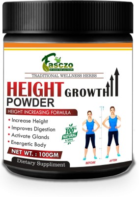 Fasczo Height Growth Powder Helps To Grow Long |Pure Organic |