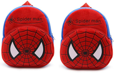 Bluemoon BM-Latch_combo of 2 spiderman_539 12 L Backpack(Red, Blue)