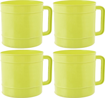 KUBER INDUSTRIES Plastic Bath Mug(Green 1)