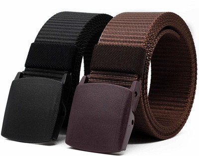 Zhanshi Men Party, Formal, Casual Multicolor Nylon Belt