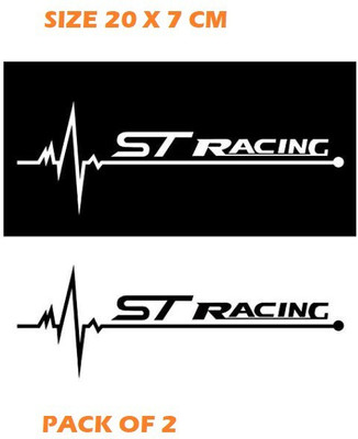 RUDRANSH Sticker & Decal for Car & Bike(White)