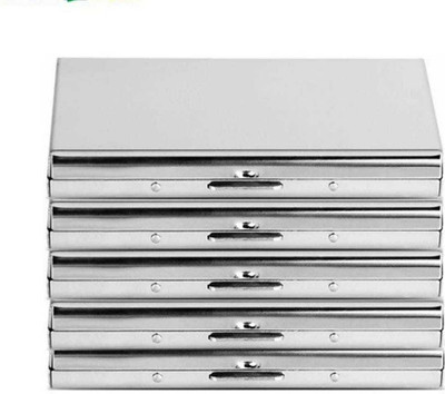 yatee jewel collection HIGH QUALITY STAINLESS STEEL BUSINESS ATM CREDIT/DEBIT CARD HOLDER FOR Men & Women ( SET OF 5,SILVER ) SLR -N0-354 6 Card Holder(Set of 5, Silver)