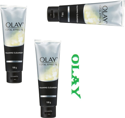 OLAY TOTAL EFFECTS FOAMING CLEANSER EACH 100G S*3 Face Wash(300 g)