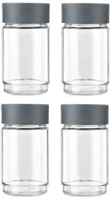 Randal Glass Utility Container  - 1500 ml(Pack of 4, Grey)