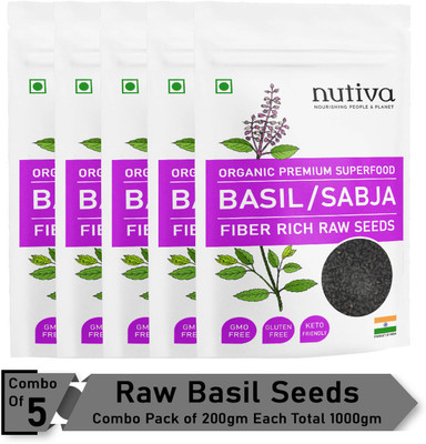Nutiva Basil Seeds Seed(1 kg)