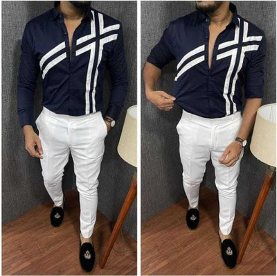 WELE DERBIES Polyester Printed Shirt Fabric