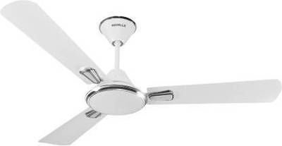 HAVELLS Festiva 1200 mm 3 Blade Ceiling Fan (white, Pack of 1)PEARL WHITE SILVER 1200 mm 3 Blade Ceiling Fan
