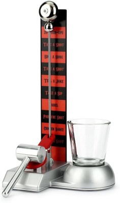 Connectwide CW-947 Hammer Shot Party Drinking Game with Shot Glass,Hammer Shot Bell Tower Drinking Game Set (1pc) Glass Shot Glass(40 ml, Glass, Steel, Plastic, Clear)