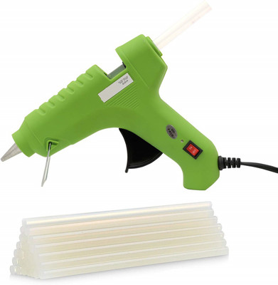 Velish 20W HOTMELT GREEN GLUE GUN WITH TRANSPARENT GLUE STICK 11MM (DIY CRAFTS, SCHOOL PROJECTS, PASTING, BONDING, GUMMING, JOINING) 1 HOTMELT 11MM TRANSPARENT GLUE STICKS Standard Temperature Corded Glue Gun Standard Temperature Corded Glue Gun(7 mm) Velish 20W HOTMELT GREEN GLUE GUN WITH TRANSPARENT GLUE STICK 11MM (DIY CRAFTS, SCHOOL PROJECTS, PASTING, BONDING, GUMMING, JOINING) 1 HOTMELT 11MM TRANSPARENT GLUE STICKS Standard Temperature Corded Glue Gun Standard Temperature Corded Glue Gun(7 mm)