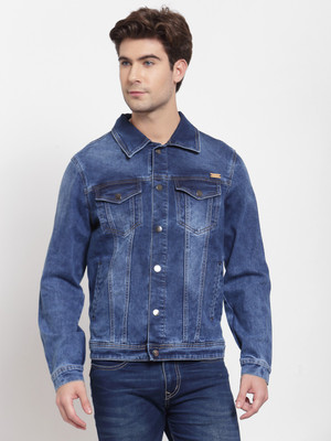 FEVER Full Sleeve Washed Men Denim Jacket