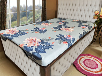 GRINAF Zippered Queen Size Breathable Mattress Cover(Blue)