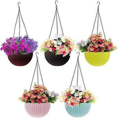 VirajSanchi Virajsanchi Plant Container Plant Container Set(Pack of 5, Plastic)