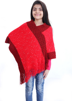 manra Wool Blend Poncho
