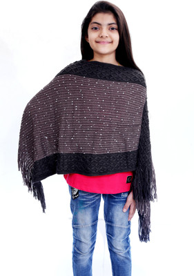 manra Wool Blend Poncho