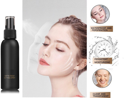 ADJD MAKEUP FIXER MATTE FINISH QUICK DRY MATTE FIXER LONG LASTING FORMULA MAKEUP SETTING SPRAY ,MATTE FIXER Primer  - 100 ml(TRANSPARENT)
