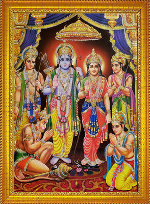 CRAFTSCORNER RAM DARBAR Religious Frame