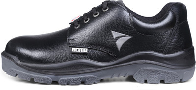 Acme Steel Toe Leather Safety Shoe(Black, S1, Size 10)