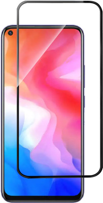 HUPSHY Edge To Edge Tempered Glass for vivo Y30(Pack of 1)