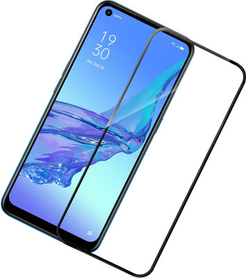 HUPSHY Edge To Edge Tempered Glass for OPPO A53(Pack of 1)