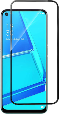 HUPSHY Edge To Edge Tempered Glass for OPPO A52(Pack of 1)