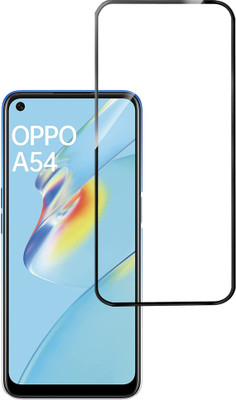 HUPSHY Edge To Edge Tempered Glass for OPPO A54(Pack of 1)