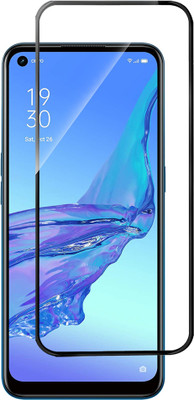 HUPSHY Edge To Edge Tempered Glass for OPPO A53(Pack of 1)