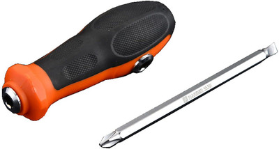 Harden Professional 2 in 1 Screwdriver (Slotted and Phillips), Multi-Purpose Screwdriver Head & Muiti-Purpose TPR Handle - 550391 Combination Screwdriver(Pack of 1)