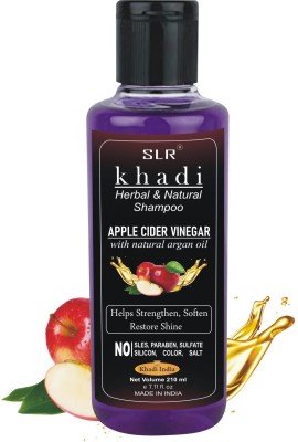 SLR Khadi Apple Cider Vinegar Shampoo with Natural Argan Oil - No Parabens & Sulphate(210 ml)