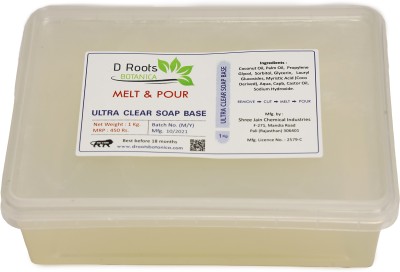 D Roots Botanica Ultra Clear Melt and Pour Soap Base(1000 g)