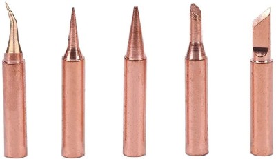 wroughton 5 Soldering Iron Bits Suitable For Model 907 900M-T-K,936,937,3.2D/IS/3C/T-I) 0 W Simple(Conical, Flat, Pointed, Round Tip)