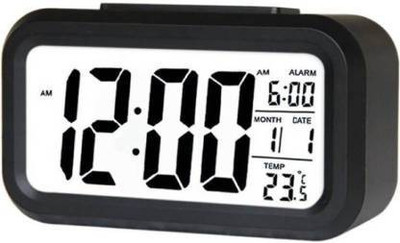 saysha Digital Black Clock