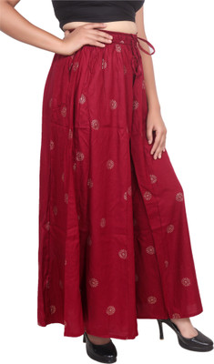 KANGOD'S Relaxed Women Maroon Trousers