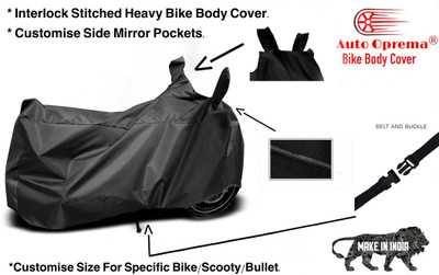 Auto Oprema Two Wheeler Cover for LML(Freedom, Black)