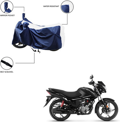 Pop Shade Two Wheeler Cover for Hero(White)