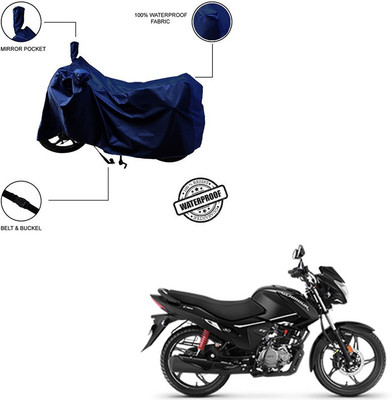 Home Ark Waterproof Two Wheeler Cover for Hero(Blue)