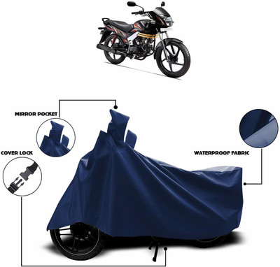 KEDIT Waterproof Two Wheeler Cover for Mahindra(Centuro XT, Blue)