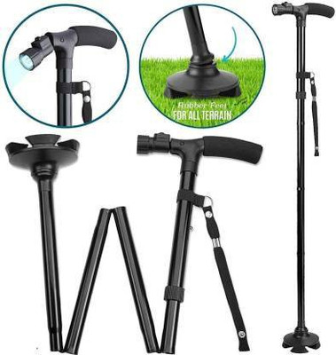 NHP TRADERS Walking Stick for Old Person, Women, Men/Support Stick with LED light Walking Stick for Old Person, Women, Men/Support Stick with LED light Walking Stick