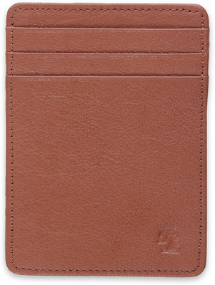 Walletsnbags 6 Card Holder(Set of 1, Beige)