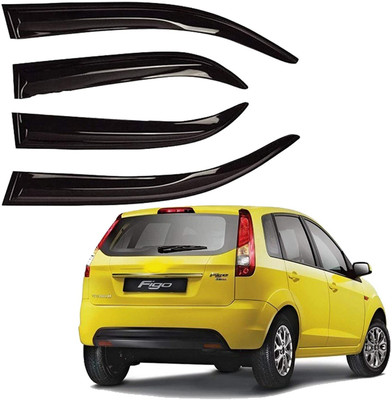 ASRAUTO For Front, Rear Wind Deflector(Tinted Ford Figo)
