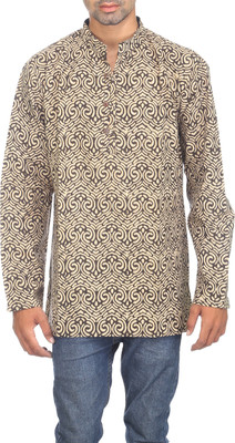 51% OFF on Rajrang Men's Printed Straight Kurta(Beige) 51% OFF on Rajrang Men's Printed Straight Kurta(Beige)
