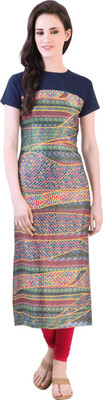 

Libas Women's Printed Straight Kurta(Multicolor)