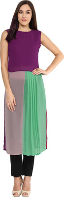 Libas Solid Women's Straight Kurta(Multicolor) available at flipkart for Rs.387